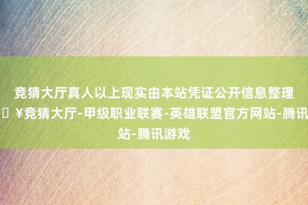 竞猜大厅真人以上现实由本站凭证公开信息整理-🔥竞猜大厅-甲级职业联赛-英雄联盟官方网站-腾讯游戏